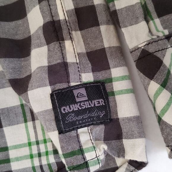 Quiksilver | Lightweight Plaid Button Up Shirt - Picture 8 of 8
